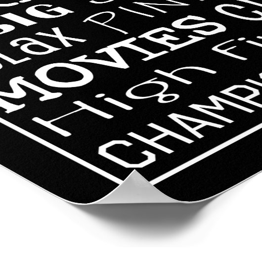 Man Cave Poster (Hoek)