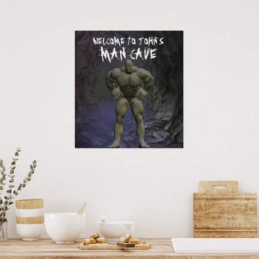 Man Cave Poster (Keuken)