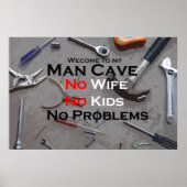 Man Cave Poster (Voorkant)