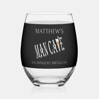 Man Cave Pub Stemless wijnglazen Drinkware Wijnglas Zonder Voet