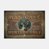 Man Cave Rug, alleen jagers  Deurmat (Voorkant)