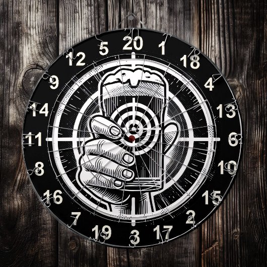 Man Cave Rustic Beer Design Dartbord