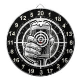 Man Cave Rustic Beer Design Dartbord (Voorkant)