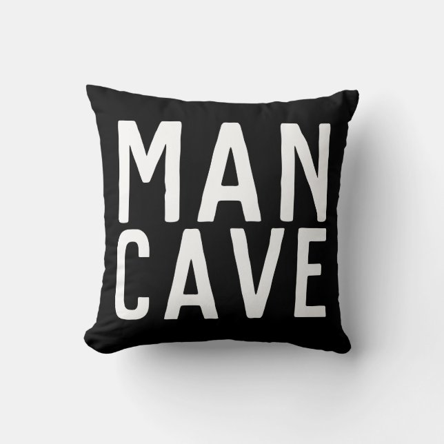MAN CAVE SIERKUSSENNEN KUSSEN (Voorkant)