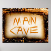 Man Cave Slate Poster (Voorkant)