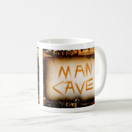 Man Cave Tan Slate Koffiemok