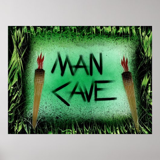 Man Cave Tiki Poster (Voorkant)
