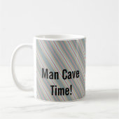 Man Cave Time Stripe Mok (Links)