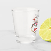 Man Cave - Vegas Stijl - Rood Shot Glas (Links)