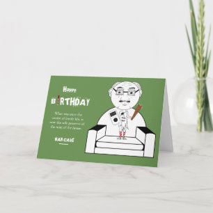 Man Cave Verjaardag Kaart