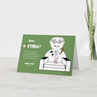 Man Cave Verjaardag Kaart