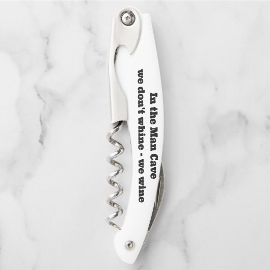 Man Cave Witte Kurkentrekker (Voorkant)