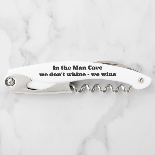 Man Cave Witte Kurkentrekker (Voorkant)