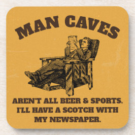 Man Caves zijn niet allemaal bier en sport. Onderzetter