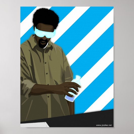 Man chemie poster (Voorkant)