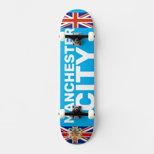 MAN CITY Skateboard (Voorkant)