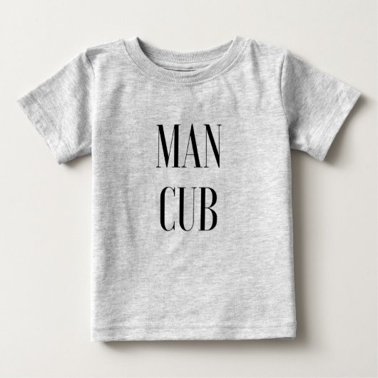 Man Cub Grafisch T-shirt (Voorkant)