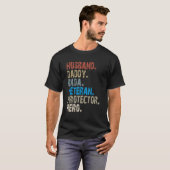 Man Daddy Bada Veteran Protector Hero T-shirt (Voorkant volledig)