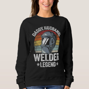 Man Daddy Echtgenoot Lasser Legende Metaalbewerker Trui