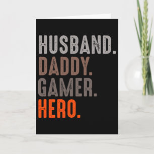 Man Daddy Gamer Held - Esportliefhebber - Videospe Kaart