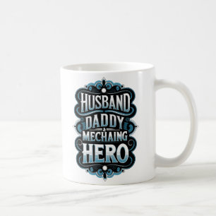 Man Daddy Mechanic Hero - Grappig cadeau voor vade Koffiemok