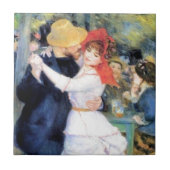 Man dansende renoir schilderij tegeltje (Voorkant)