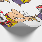 Man dat de accordeon afspeelt cadeaupapier
