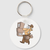 Man dat de Sleutelhanger van de Comités levert (Voorkant)