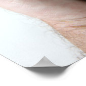 Man dat een mobiele telefoon heeft poster (Hoek)