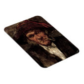 Man dat een pijp rookt, c.1859 magneet (Rechterzijde)