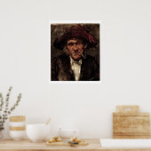 Man dat een pijp rookt, c.1859 poster (Keuken)