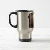 Man dat het Christelijke kruis van Jezus stroomt Reisbeker (Links)