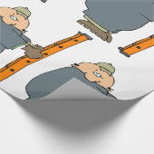 Man dat houder is van een adder cadeaupapier (Hoek)