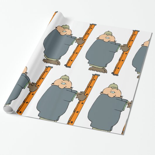 Man dat houder is van een adder cadeaupapier (Uitgerold)