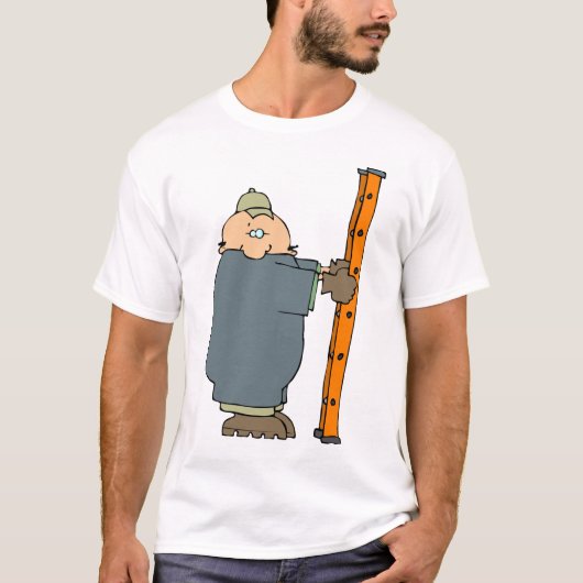 Man dat houder is van een adder t-shirt (Voorkant)