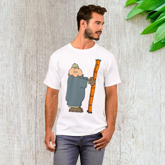 Man dat houder is van een adder t-shirt