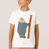 Man dat houder is van een adder t-shirt (Voorkant)