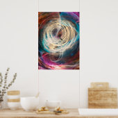 Man dat in tijd en ruimte reist poster (Keuken)