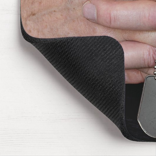 Man dat met hondenzakken preekt muismat (Hoek)