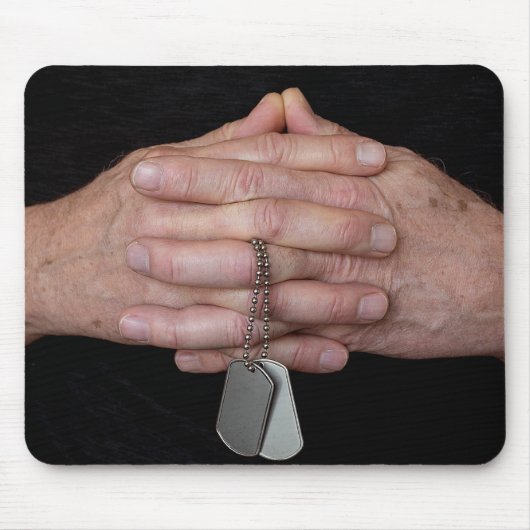 Man dat met hondenzakken preekt muismat (Voorkant)