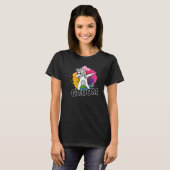 Man De Bruidegom Mannen Bachelor Verlovingsfeest T-shirt (Voorkant volledig)