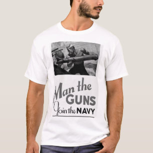Man de Pistolen/Doe mee aan de marine. 1942_Oorlog T-shirt
