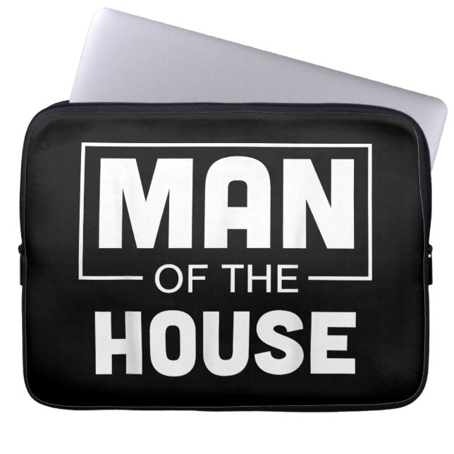 Man Des Huizes Laptop Sleeve (Voorkant)