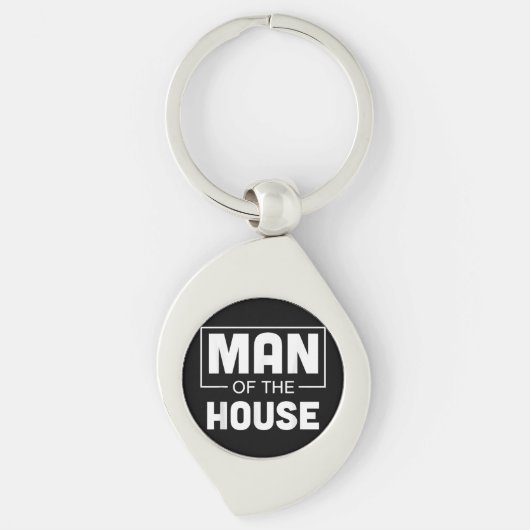 Man Des Huizes Sleutelhanger (Voorkant)