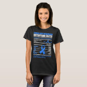 Man Diabetes Warrior Rition Feiten Diabetici T-shirt (Voorkant volledig)