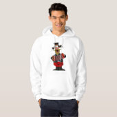 Man die accordeon speelt hoodie (Voorkant volledig)