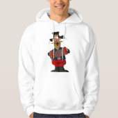 Man die accordeon speelt hoodie (Voorkant)