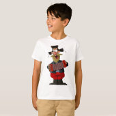 Man die accordeon speelt t-shirt (Voorkant volledig)