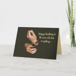 MAN DIE ALLES HEEFT JUBILEUM KAART