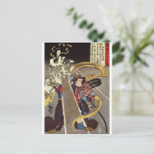 Man die de Verschijning van de Godin van de Vos Briefkaart (Staand voorkant)